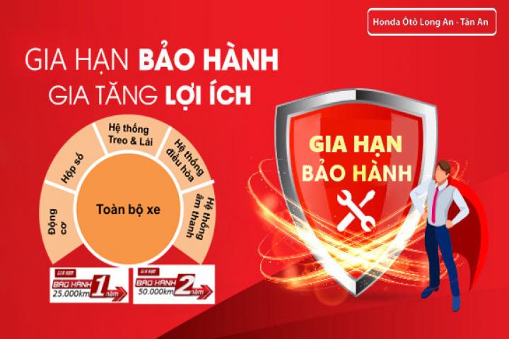 Honda Việt Nam cung cấp chương trình mở rộng Gói gia hạn bảo hành